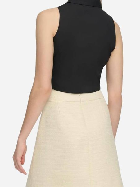 Топ Calvin Klein черный Sleeveless Top 7328 фото