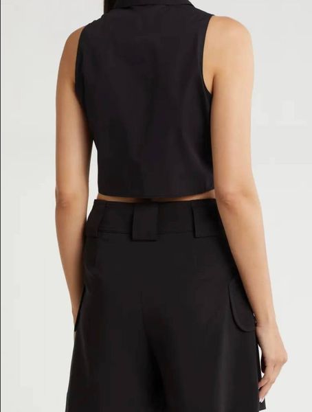 Топ Calvin Klein черный Sleeveless Top 7328 фото