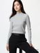 Гольф Uniqlo серый Ribbed High Neck T-Shirt (Long Sleeve) 8089 фото 1