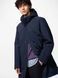Пальто на пуху Uniqlo темно-синее Hybrid Down Coat 8306 фото 1