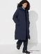 Пуховое пальто Uniqlo темно-синее Seamless Down Long Coat 8107 фото 1
