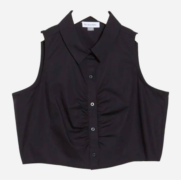 Топ Calvin Klein черный Sleeveless Top 7328 фото