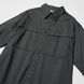 Жакет - рубашка Uniqlo U черная Utility Oversized Shirt | Long Sleeve 796911 фото 5