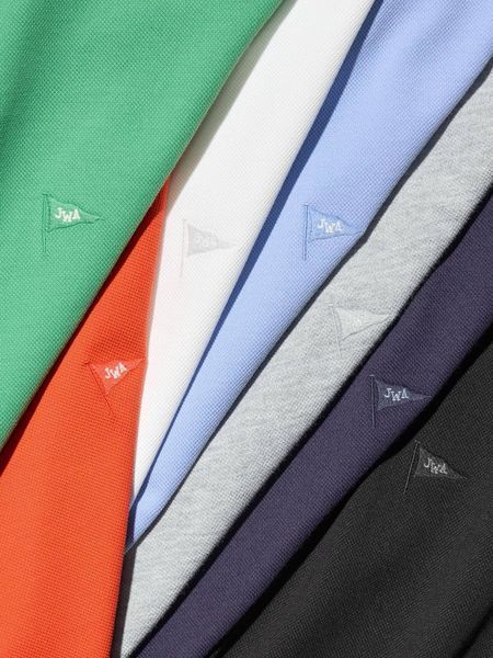 Футболка-поло Uniqlo+JW Anderson зеленая DRY Piqu&eacute; T-Shirt 8418 фото