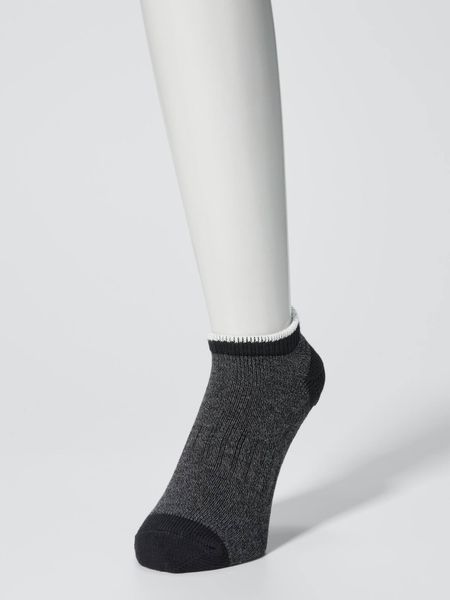 Носки Uniqlo темно-серые Short Socks (Melange) 8140 фото