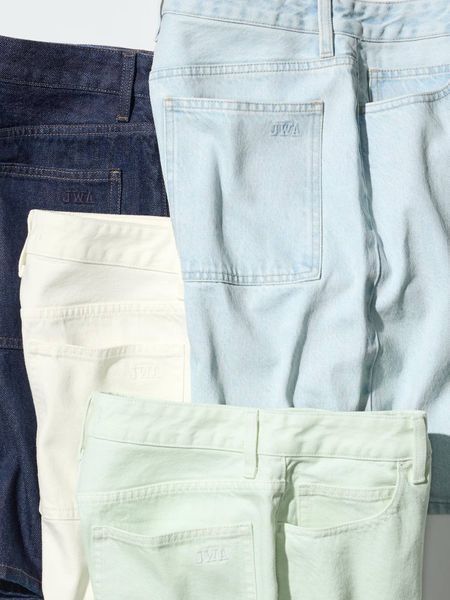 Шорти Uniqlo & JW Anderson темно-сині Denim Shorts 8290 фото