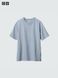 Футболка Uniqlo голубая Crew Neck T-Shirt 7388 фото 1