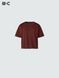 Футболка Uniqlo:С коричнева Boxy Knit T-Shirt 8531 фото 3