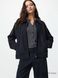 Кофта Uniqlo темно-синя Brushed Jersey Zip-Up Blouson 8062 фото 1