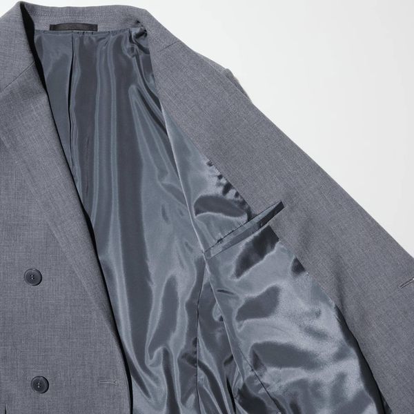 Піджак Uniqlo чорний Double Breasted Jacket 8483 фото
