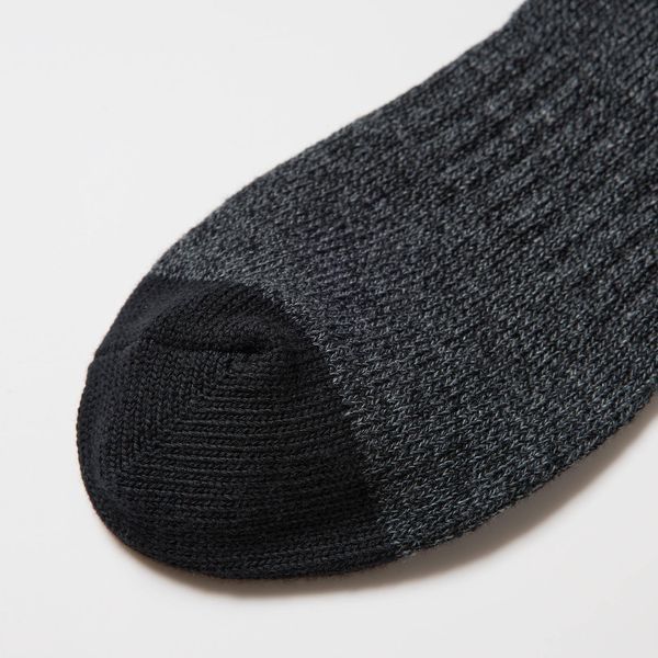 Носки Uniqlo темно-серые Short Socks (Melange) 8140 фото