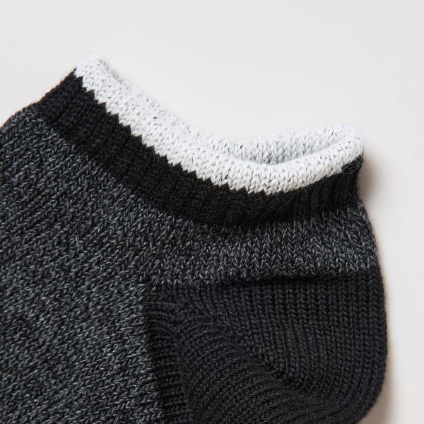 Носки Uniqlo темно-серые Short Socks (Melange) 8140 фото