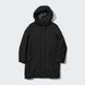 Пуховое пальто Uniqlo черное HYBRID DOWN SHORT COAT 592011 фото 2