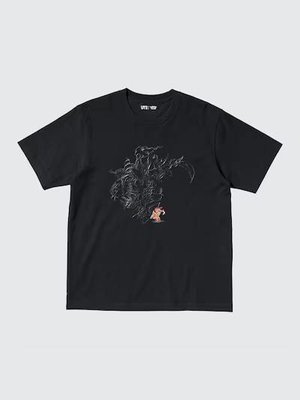 Футболка Uniqlo чорна FINAL FANTASY UT Graphic T-Shirt 6979 фото