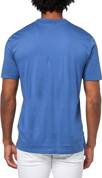 Футболка HUGO синя Print Logo Short Sleeve T-Shirt 84571 фото