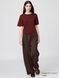 Футболка Uniqlo:С коричневая Boxy Knit T-Shirt 85311 фото 2
