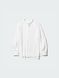 Рубашка Uniqlo белая льняная Stand Collar Shirt 7646 фото 1