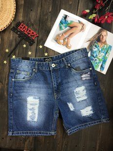 Рваные шорты Denim Club 2847 фото