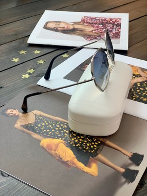 Cонцезахисні окуляри Diane von Furstenberg в срiблi 4546 фото