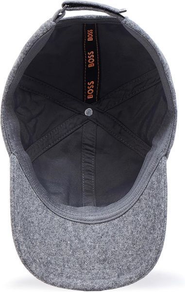 Бейсболка BOSS сіра Tonal Logo Wool Hat 8593 фото