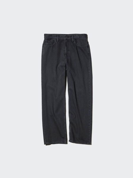 Джинси Uniqlo сині Wide Straight Jeans (Long) 789611 фото
