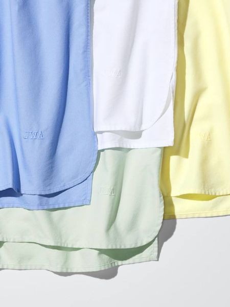 Сорочка Uniqlo+JW Anderson жовта Oxford Oversized Shirt 8616 фото