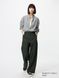 Брюки UNIQLO темно-зеленые Smart Wide Trousers 8093111 фото 1