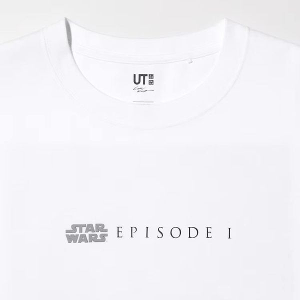 Футболка Uniqlo белая Star Wars: Remastered by Kosuke Kawamura UT  6871 фото