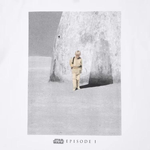 Футболка Uniqlo біла Star Wars: Remastered by Kosuke Kawamura UT  6871 фото