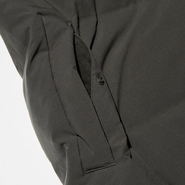 Пухове пальто Uniqlo чорне Seamless Down Long Coat 8146 фото