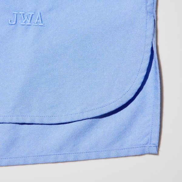 Сорочка Uniqlo+JW Anderson жовта Oxford Oversized Shirt 8616 фото