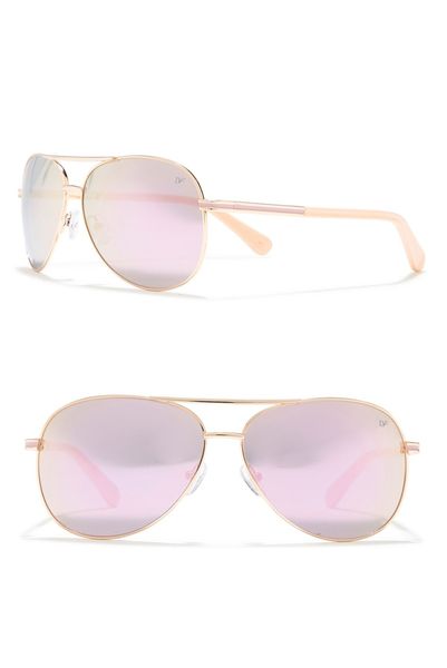 Солнцезащитные очки Diane von Furstenberg золотые 4544 фото