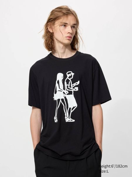 Футболка Uniqlo черная UT ARCHIVE MoMA Collection Graphic T-Shirt 8149 фото
