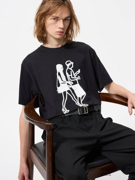 Футболка Uniqlo черная UT ARCHIVE MoMA Collection Graphic T-Shirt 8149 фото