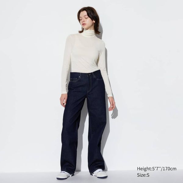 Гольф Uniqlo білий ultralight із серії HEATTECH 6766 фото