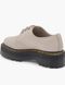Туфли дерби Dr. Martens бежевые Quad II Platform Derby 7676 фото 3