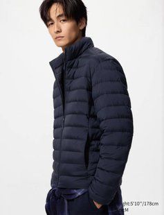 Куртка Uniqlo на пуху темно-синя Ultra Light Down Jacket 8157 фото