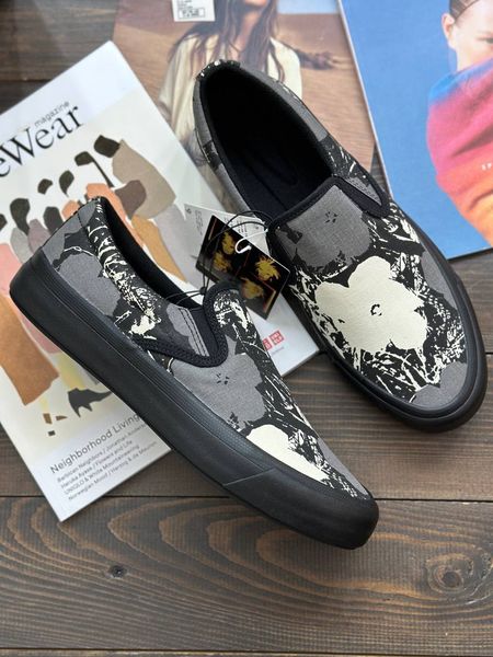 Сліпони UNIQLO текстильні Andy Warhol Cotton Canvas Slip-Ons 60072 фото