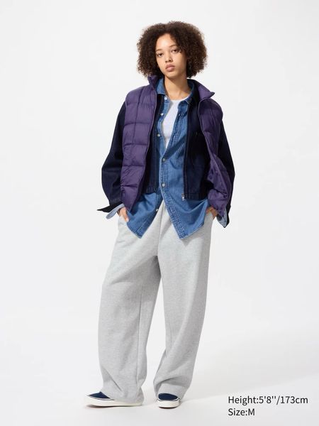 Жилетка Uniqlo фиолетовая PUFFERTECH Vest 8007 фото