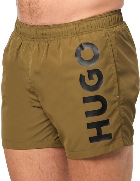 Пляжные шорты HUGO оливковые Abas Swim Trunks 8447 фото