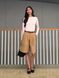 Шорти Uniqlo бежеві Jersey Pleated Shorts 85561 фото 3
