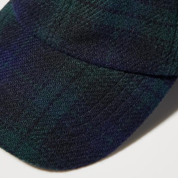 Кепка Uniqlo темно-зеленая Adjustable Cap (Wool Blend) 7960 фото