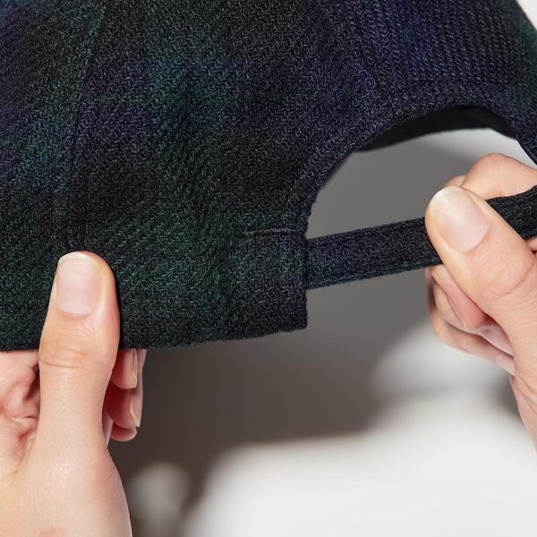 Кепка Uniqlo темно-зеленая Adjustable Cap (Wool Blend) 7960 фото