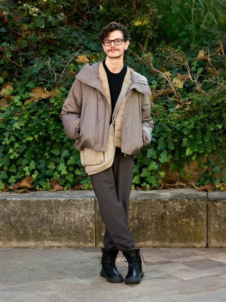 Парка Uniqlo U коричневая PUFFERTECH Parka 8039 фото