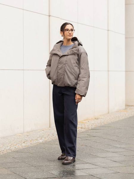 Парка Uniqlo U коричневая PUFFERTECH Parka 8039 фото