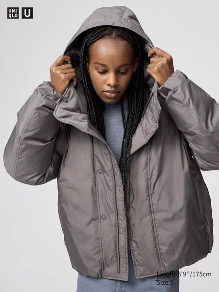 Парка Uniqlo U коричневая PUFFERTECH Parka 8039 фото