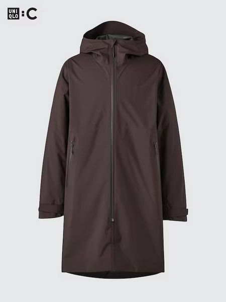 Пальто Uniqlo:C оливковое BLOCKTECH Coat 83451 фото