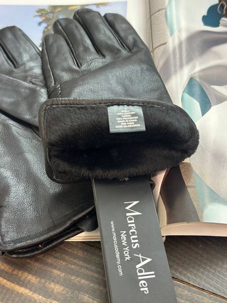 Перчатки Marcus Adler кожаные Stitched Leather Gloves 6913 фото