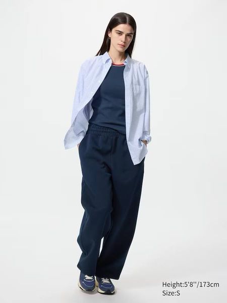 Рубашка Uniqlo в клетку Broadcloth Shirt | Button Down | Checked 8370 фото