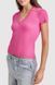 Футболка-поло DKNY JEANS рожева Soft Ribbed Polo Jeans Sweater 78971 фото 2